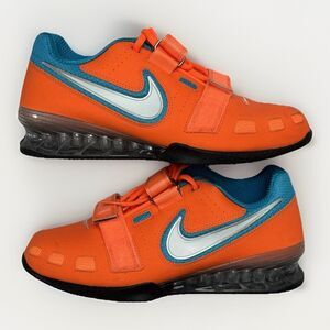 Size 9.5 - Nike Romaleos 2 Total Orange Blue Lagoon